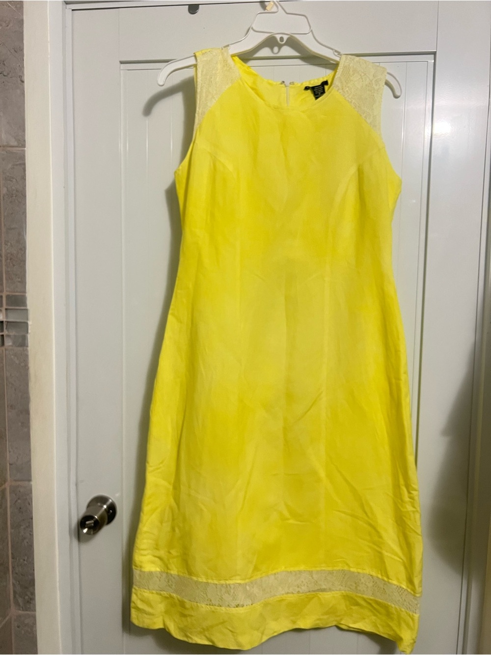 Robert Louis Yellow dress with Black Label